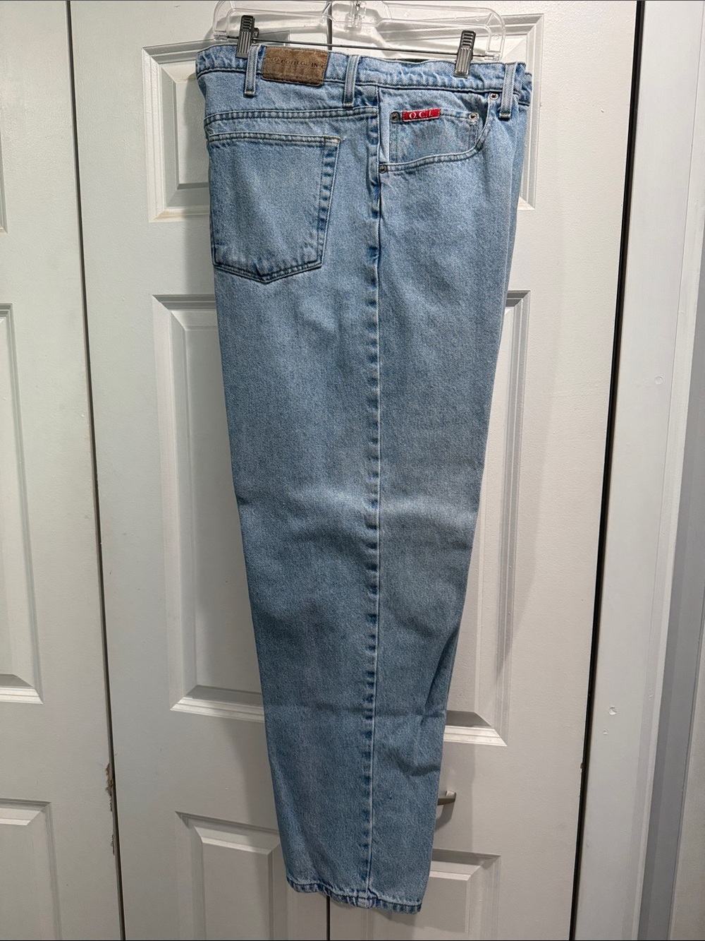 Old College Inn Light Blue Straight Leg Denim Jeans 40x32